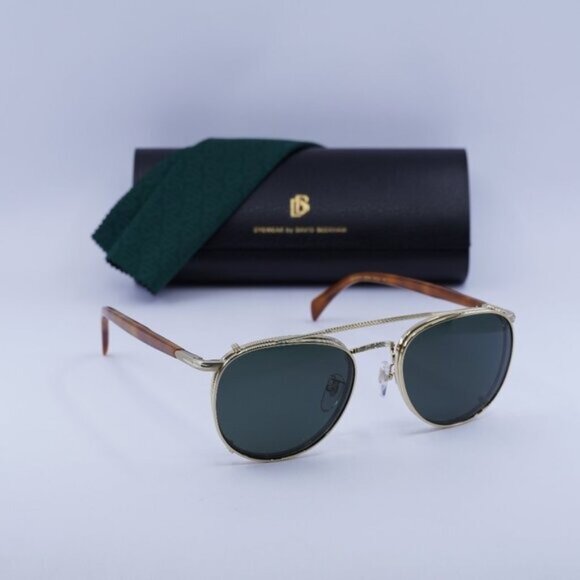 Final Price! David Beckham DB 1144/CS 00NR UC Polarized Sunglasses with Clip-On - Picture 1 of 11